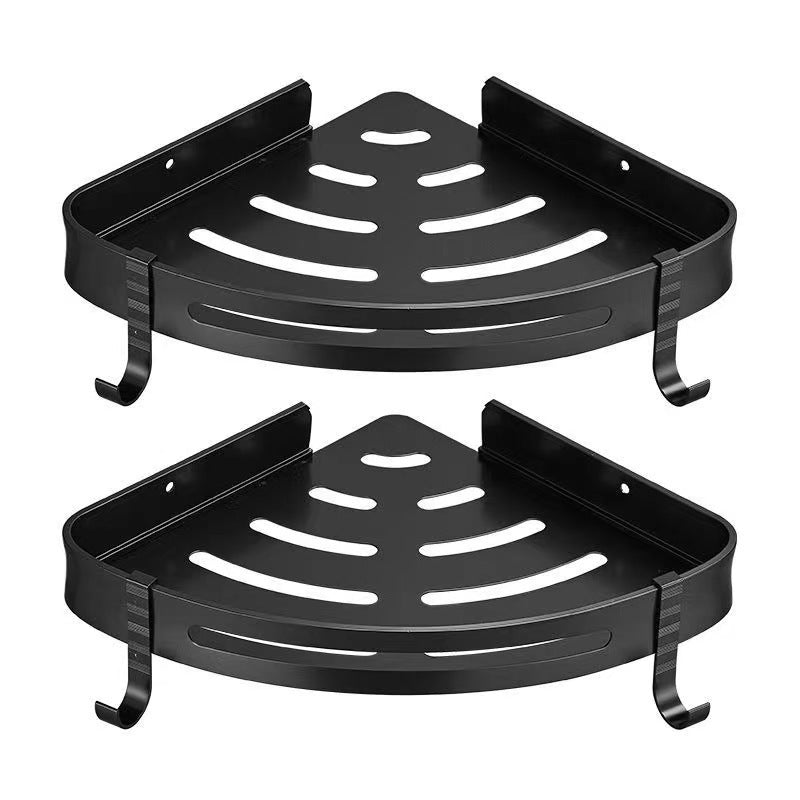 Bathroom Triangle Shelving Bathroom Wall Hanging Shelving Perforated Simple Storage Rack