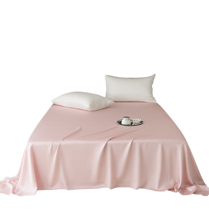 LF-grade Tencel Lyocell Fiber Summer Cool Feeling Ice Silk Solid Color Single Product Bed Sheet
