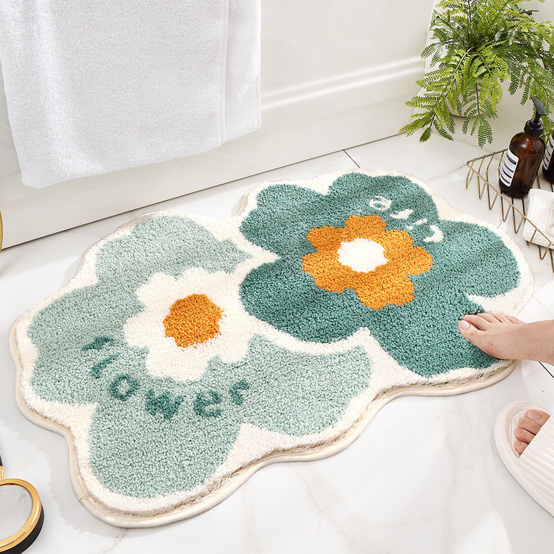 Cartoon Household Bathroom Mats Bathroom Absorbent Non-slip Mat